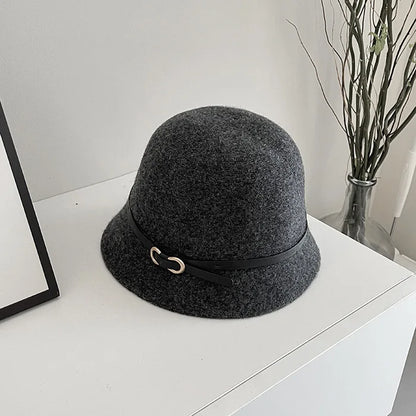 Unisex Wool Bucket Hat
