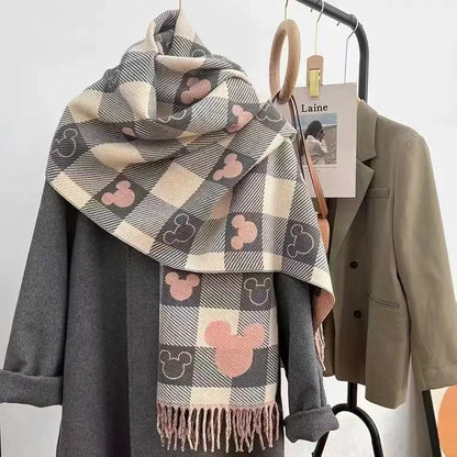 Luxury Cashmere Tassel Scarf Women