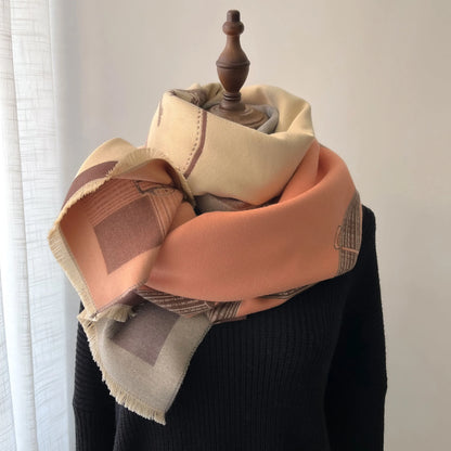 Luxury Winter Cashmere Scarf Women