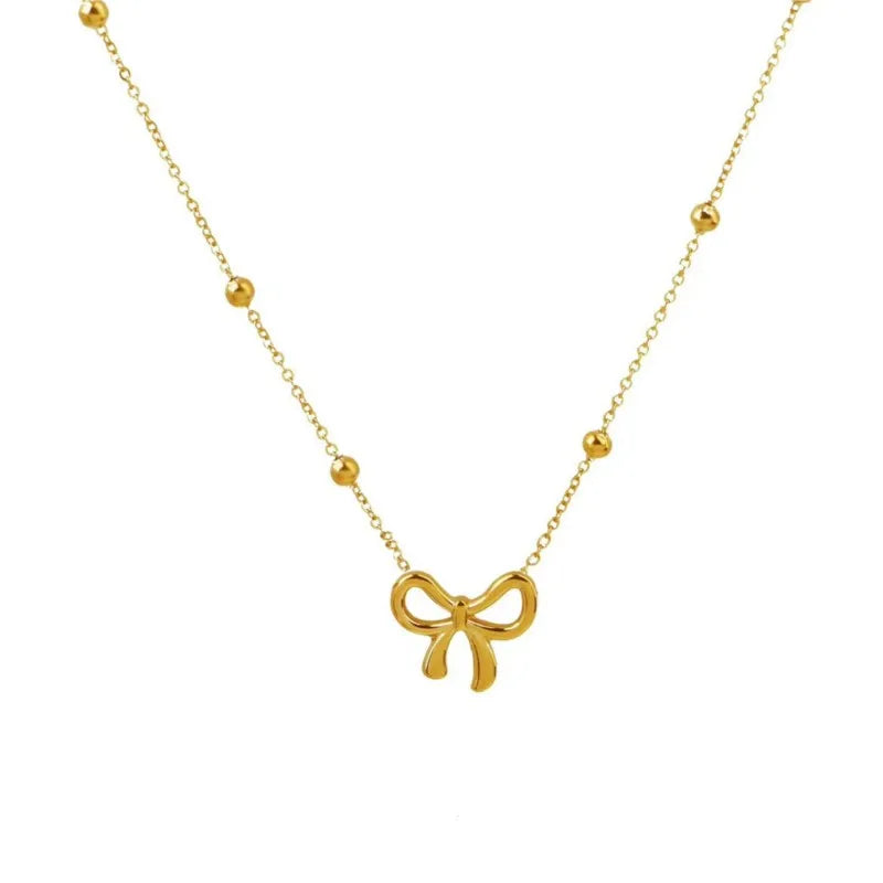 Bowknot Pendant Necklace
